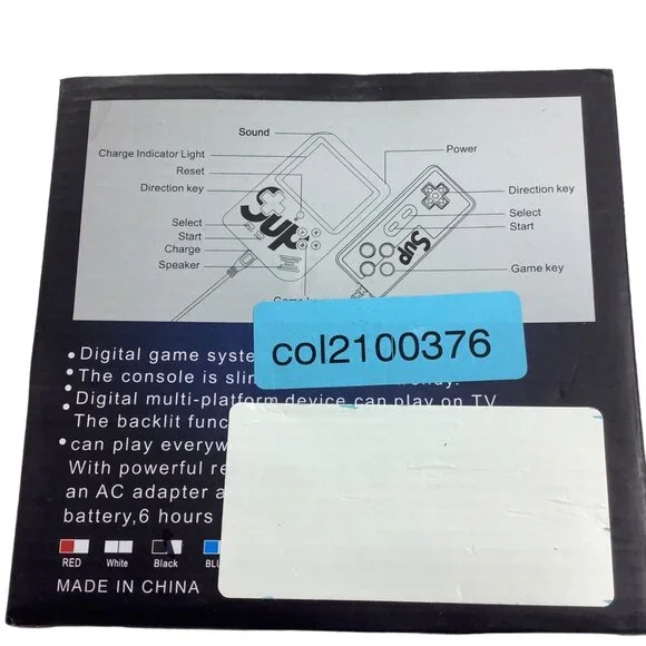 SUPCASE Mini Game Console 3”LED large Screen Sup Portable Black NEW NIB - Picture 4 of 5